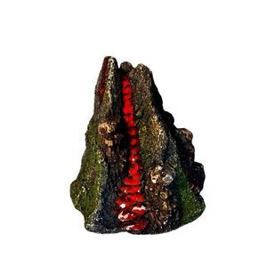 Aquarium Volcano Mountain View Stone Resin Ornament Tree Bridge Cave Shelter